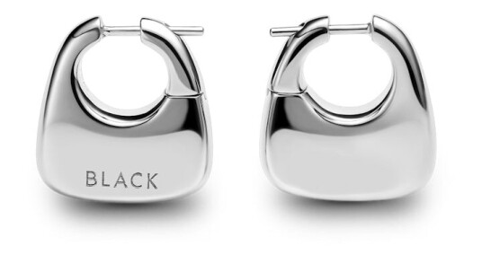 Maria Black Tote Earrings Medium Pair Øredobber Sølv Maria Black Tote Earrings Medium Pair Øredobber Sølv
