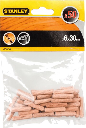 TREPLUGG 6X30MM 50STK STA66430