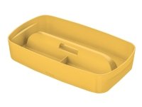 Leitz MyBox Cosy - Oppbevaringsskuff - 3 rom - small - varm gulfarge