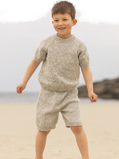 Viking Garn 2614-4A Havre T-skjorte og Shorts