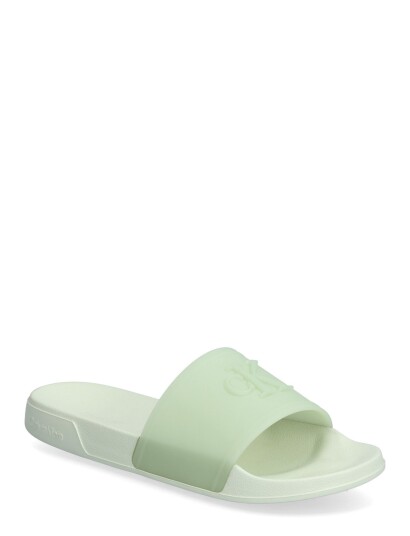 Calvin Klein Ess Slide Tpu - Green - 37