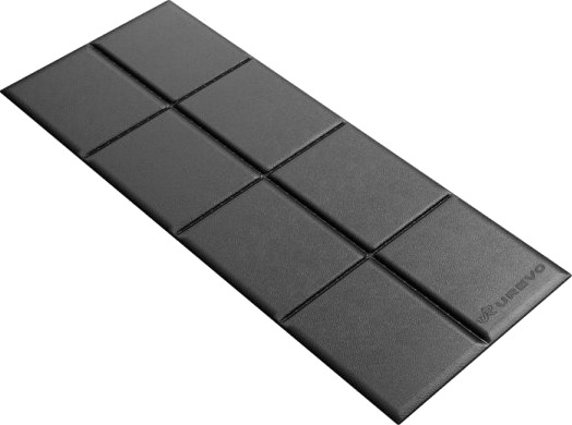 Treningsmatte For Fitness Urevo 160 Cm X 65 Cm (Svart) Treningsmatte For Fitness Urevo 160 Cm X 65 Cm (Svart)