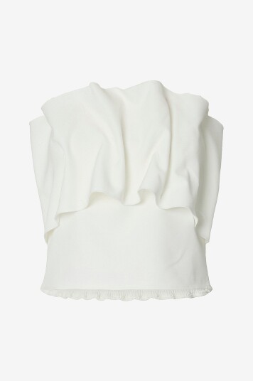 Selected Women Topp slfVinelle Pleated Bandeau B Hvit Selected Women Topp slfVinelle Pleated Bandeau B Hvit