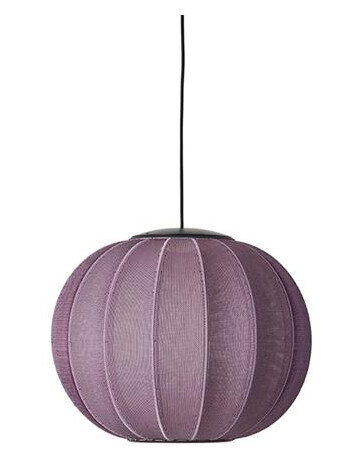 Made By Hand Knit-Wit Rund Taklampe Ø45 Burgunder LED