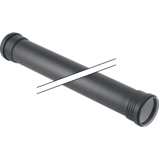 Geberit Silent Pro PP Rør med to Muffer 40mm / 1 Meter