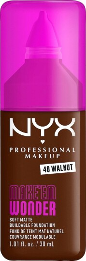 NYX Professional Makeup   Make Em Wonder Foundation 30 Ml   Brun