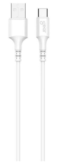 Carl 2m USB-A til USB-C Lading og Synkronisering Kabel Hvit Carl 2m USB-A til USB-C Lading og Synkronisering Kabel Hvit