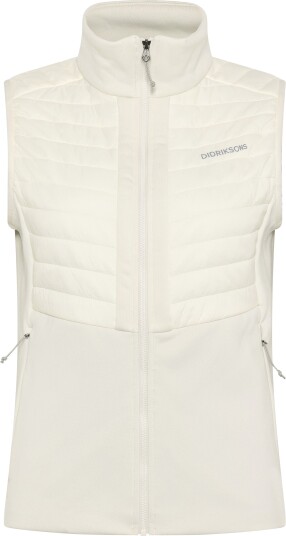 Didriksons Annema Wns Vest Shell White M