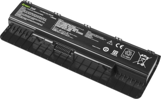 Green Cell Batteri Til Bærbar Pc Tilsvarer: Asus A32n1405 Litiumion 6-Cellers 4400 Mah Svart GC-AS129