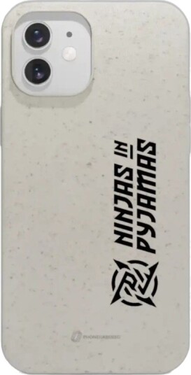 Phonecases3D iPhone 12 Ninjas in Pyjamas komposterbart deksel, hvit