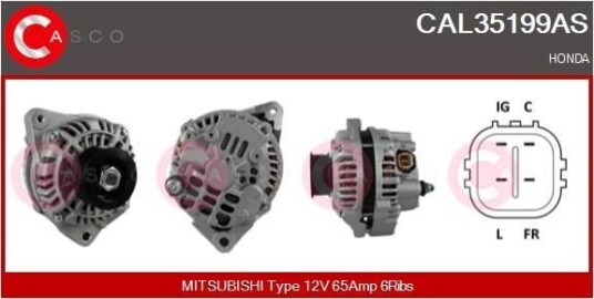 Dynamo CASCO CAL35199AS Dynamo CASCO CAL35199AS