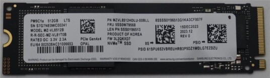 Lenovo Ssd 512Gb M.2 2280 Lts Pcie4x4 Sam Op 5Ss0w79568 5SS0W79568