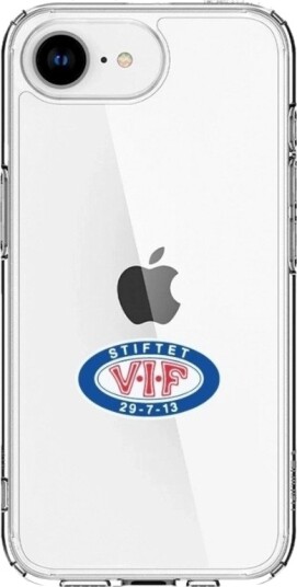 Phonecases3D iPhone 16e VIF Clear case -mobildeksel, hvit