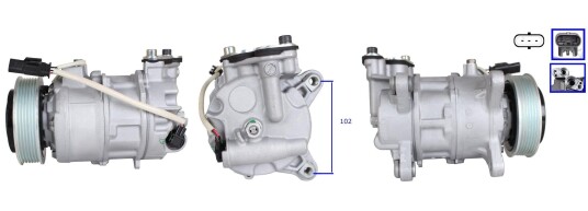 AC kompressor DRI 700511052 AC kompressor DRI 700511052