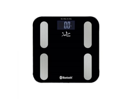 Jata 593 Elektronisk Personvekt 180 Kg 100 G Sort Kg Lb St Firkant