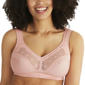 Swegmark BH Cotton Star Soft Bra Lysrosa bomull B 105 Dame