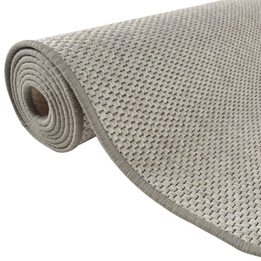 vidaXL Teppeløper sisal-utseende gråbrun 80x300 cm