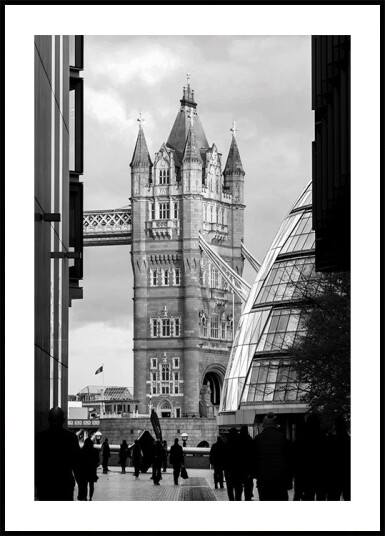 Tower Bridge Close-Up Perspective Plakat Plakat / 40x50cm