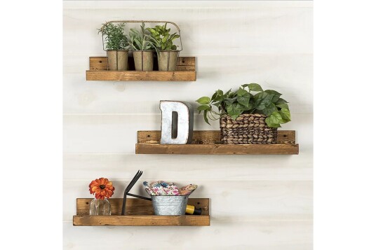 Vegghylle Urgby 60x15 cm Brun