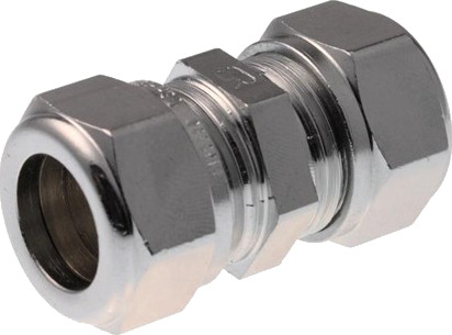 Vsh Kompression Kobling Lige Krom 15 Mm