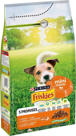 Friskies Tørrfôr Purina Mini Med Og Grønnsaker Kylling 3 X 1.5 kg Friskies Tørrfôr Purina Mini Med Og Grønnsaker Kylling 3 X 1.5 kg
