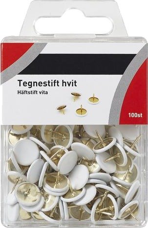 Tegnestift hvit (100)