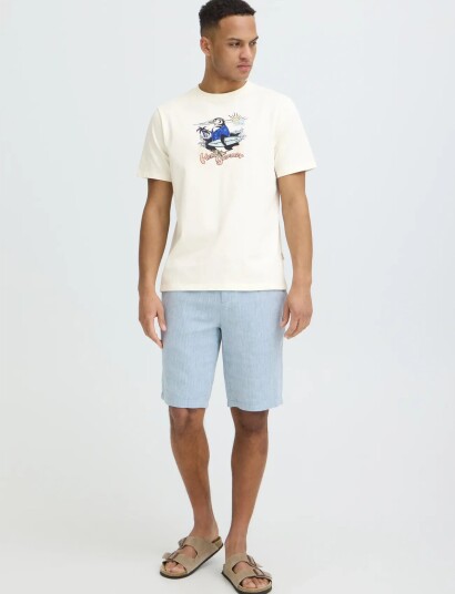 Blend Bhkarsten Funny S/S Tee   Cream   S