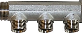 Pettinaroli TEA 3/4 Fordelerrør 3x1/2 3 Grener Med 1/2 Nippel