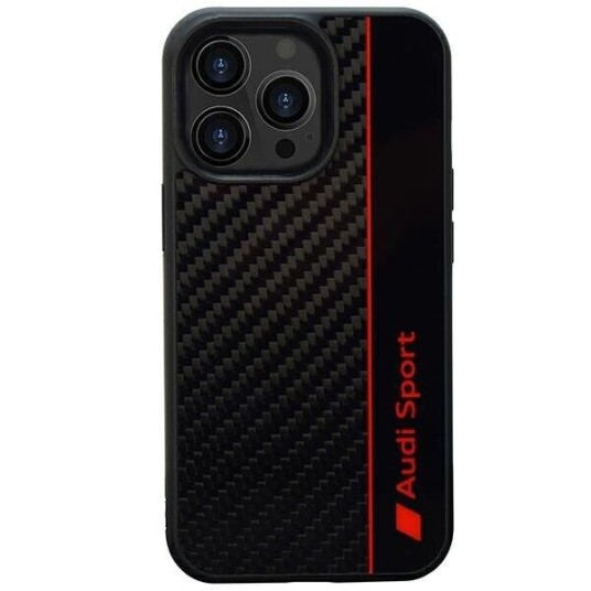 Defaultbrand Audi Carbon Fiber Iphone 13 Pro Max 6.7" Black/Black Hardcase Aus-Tpupcip13pm-R8/D1-Bk