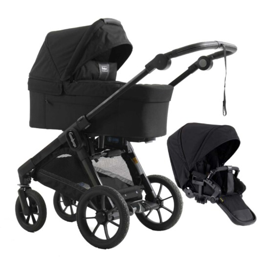 Barnevogn Komplett Emmaljunga NXT Black 310 Ecco FLAT Barnevogn Komplett Emmaljunga NXT Black 310 Ecco FLAT