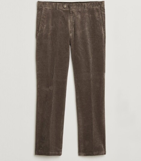 Oscar Jacobson Dandy Corduroy Trousers Taupe