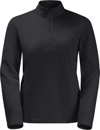 Jack Wolfskin Women's Taunus Halfzip Black L, Black