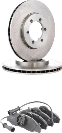 Bremseskiver og -klosser RIDEX 3405B2105