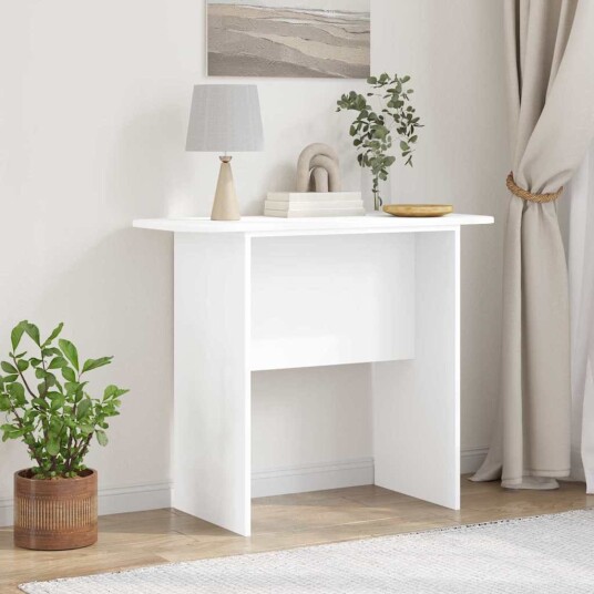 vidaXL Konsollbord Hvit 93 x 40 x 75 cm Konstruert tre