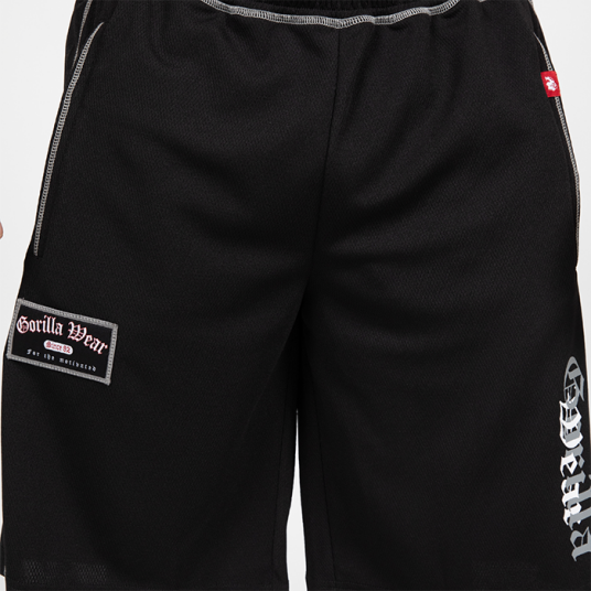 Gorilla Wear Marlow Mesh Shorts Svart Grå XX large/XXX large