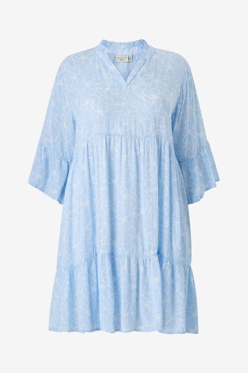 KAFFE Curve   Kjole kcElla Ami Dress   Blå