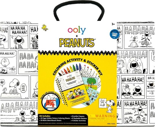 Ooly Art Tool Case Peanuts Multi/Patterned One Size