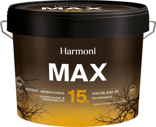 Harmoni Max Halvblank Oksydr 9l