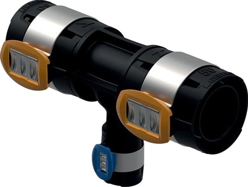 Geberit Flowfit T-Stykke 50x25mm PPSU for Hydraulikk