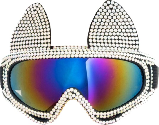 Chaks Skibriller Katt med Strass One size 14057