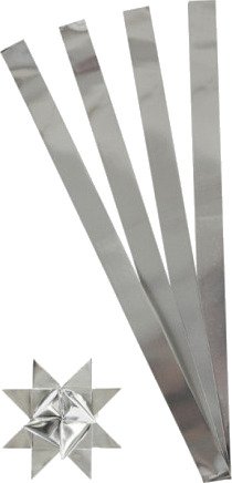 Stjernestrimler 73 cm 25 mm Sølv 100 stk