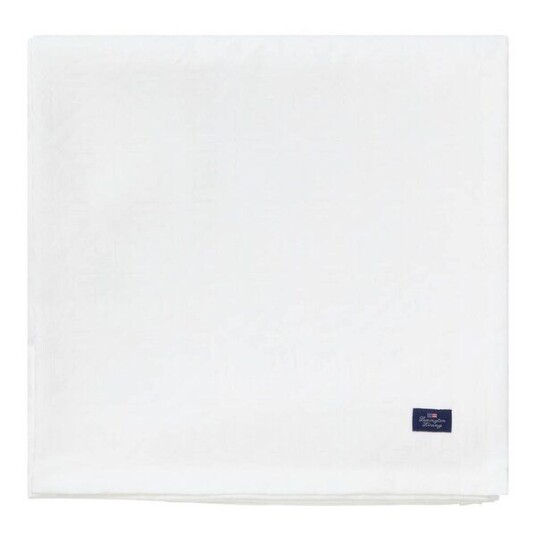 Lexington   Bomullsduk jacquard 150x250 cm hvit