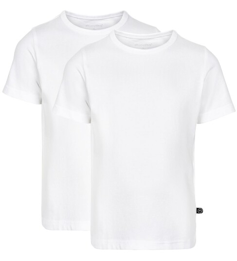 Minymo T skjorte   2 pack   Hvit   Minymo   1 år (80)   T skjorte
