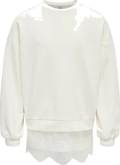 Kids Only Kogswanna Ls Crew Sateen Lace Bru Ex Swt Cream 122 128 Kids Only Kogswanna Ls Crew Sateen Lace Bru Ex Swt Cream 122 128