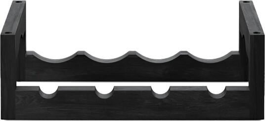MassproductionSilo Stackable Wine Rack Black Stained Ash Hyller & Hyllesystem Svart Tre