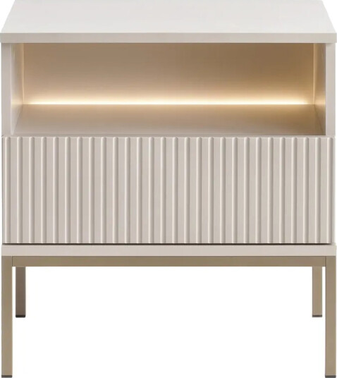 Tenorio Nattbord 54 cm - Beige
