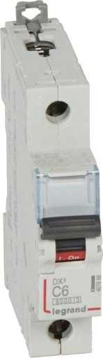Legrand 10 stk DX3 MCB automatsikring B6 1P 1M 6/10kA