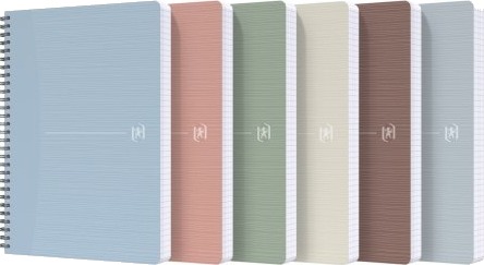 Oxford 400154145 Monokromatisk Assorterte Farger A4 50 Ark Rute Papir Universell