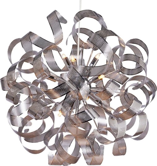 Curly Takpendel  Diameter 60 Cm  Krom