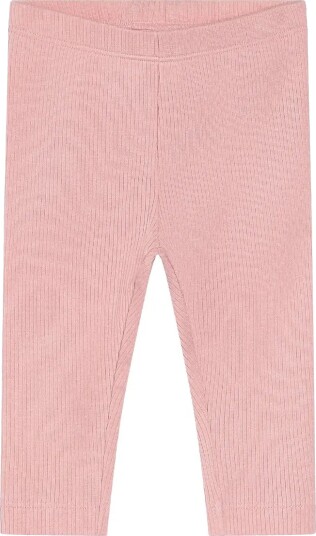 Minymo Leggings Rib Pink 68